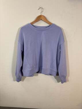 All in Motion Lavender Back Cutout Pullover Sweatshirt Size XL